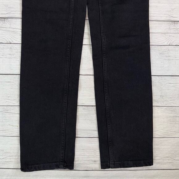 Everlane NWT Women's The Original Cheeky Jean with Stretch  Black Denim Size 24 - Picture 5 of 10